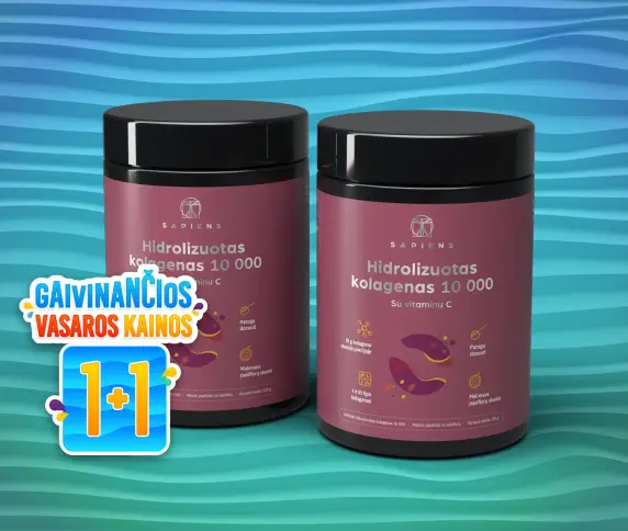 Grynas kolagenas (su vit. C) 1+1