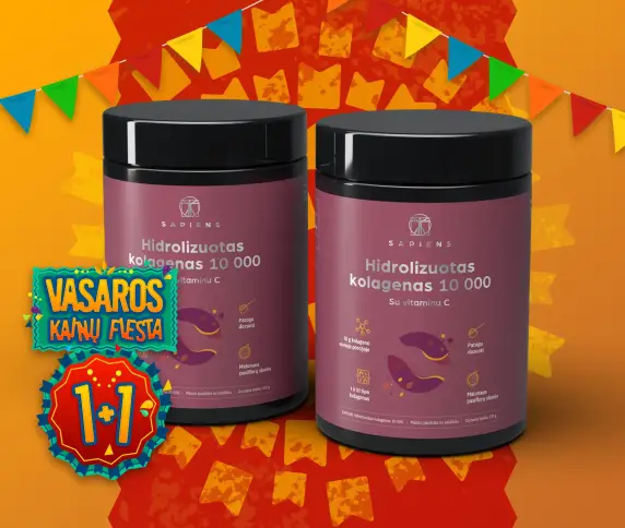 Grynas kolagenas (su vit. C) 1+1