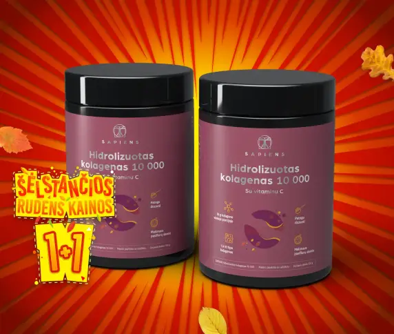 Grynas kolagenas (su vit. C) 1+1