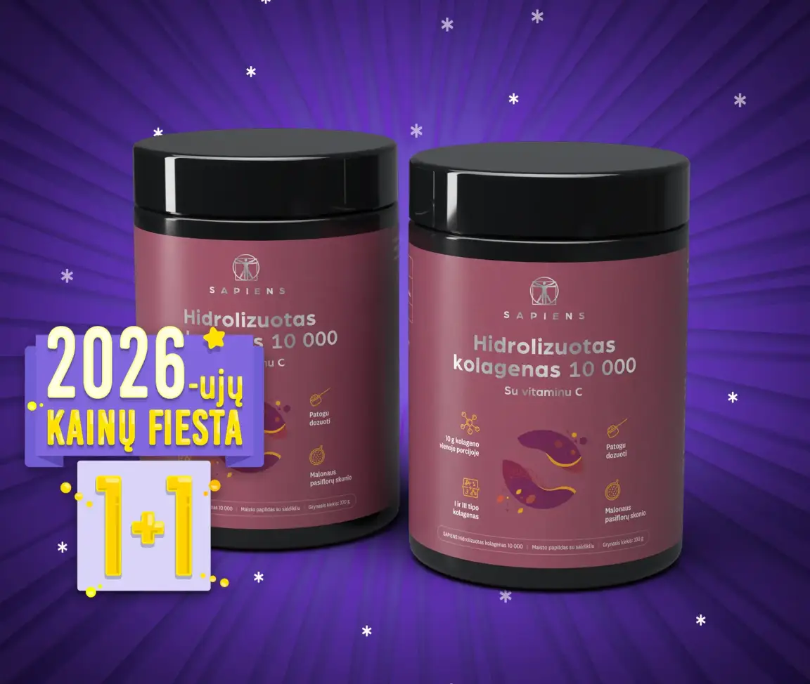 Grynas kolagenas (su vit. C) 1+1