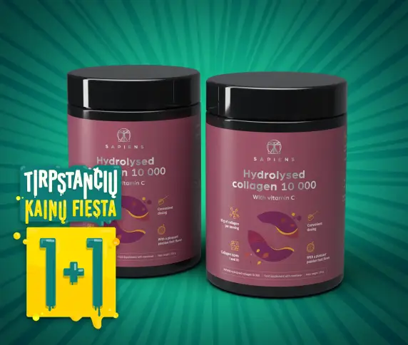 Grynas kolagenas (su vit. C) 1+1