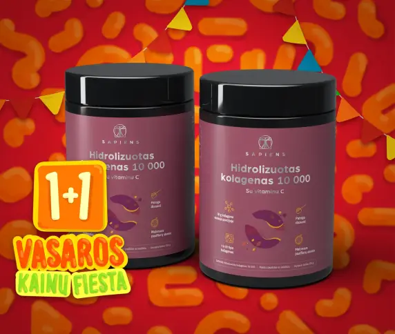 Grynas kolagenas (su vit. C) 1+1