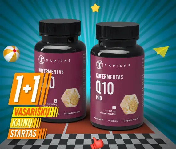 Kofermentas Q10 PRO 1+1