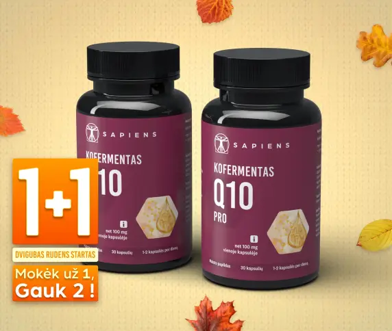 Kofermentas Q10 PRO 1+1
