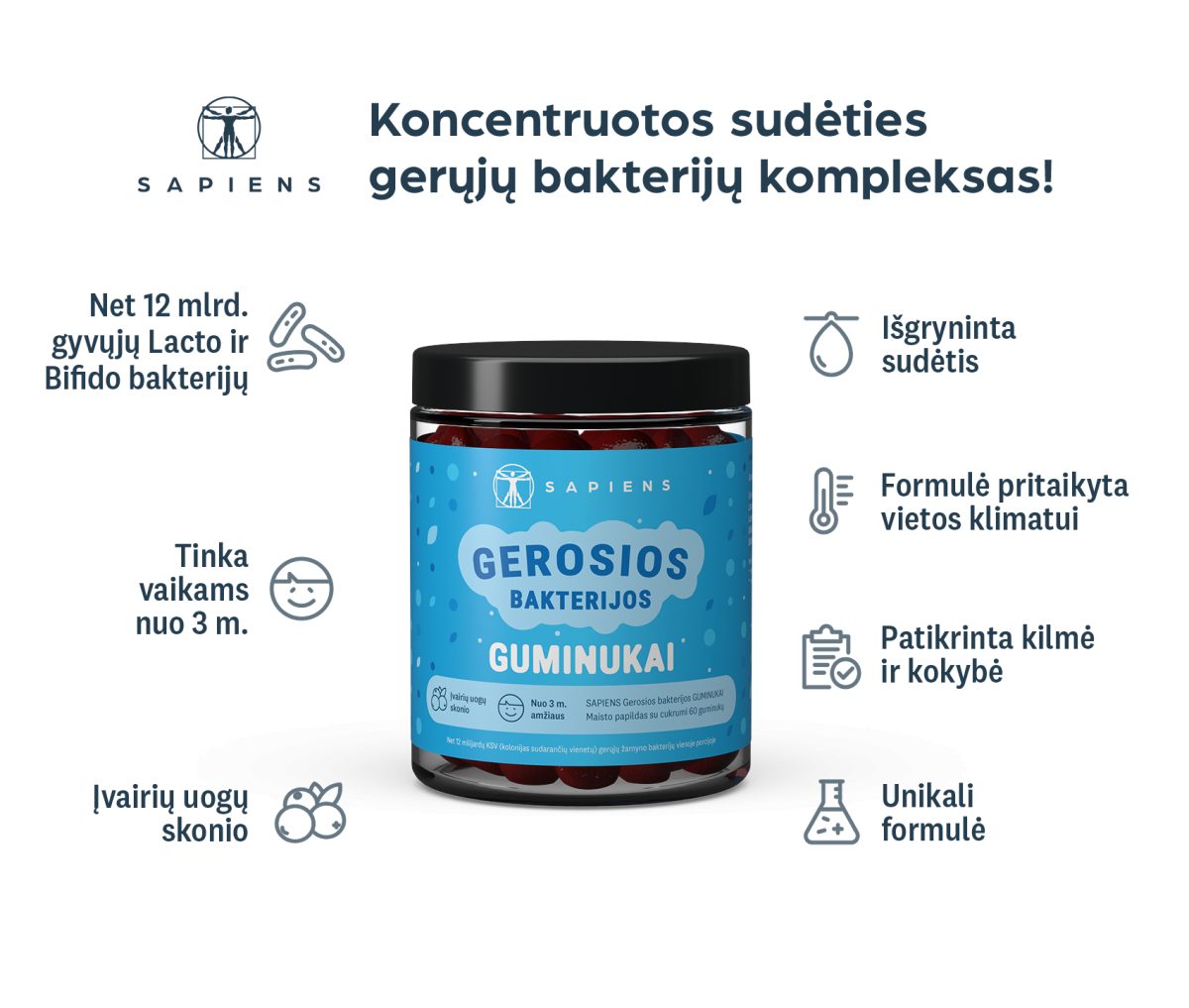 Gerosios bakterijos - guminukai