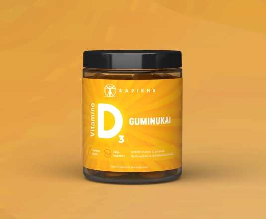 Vitamino D3 guminukai