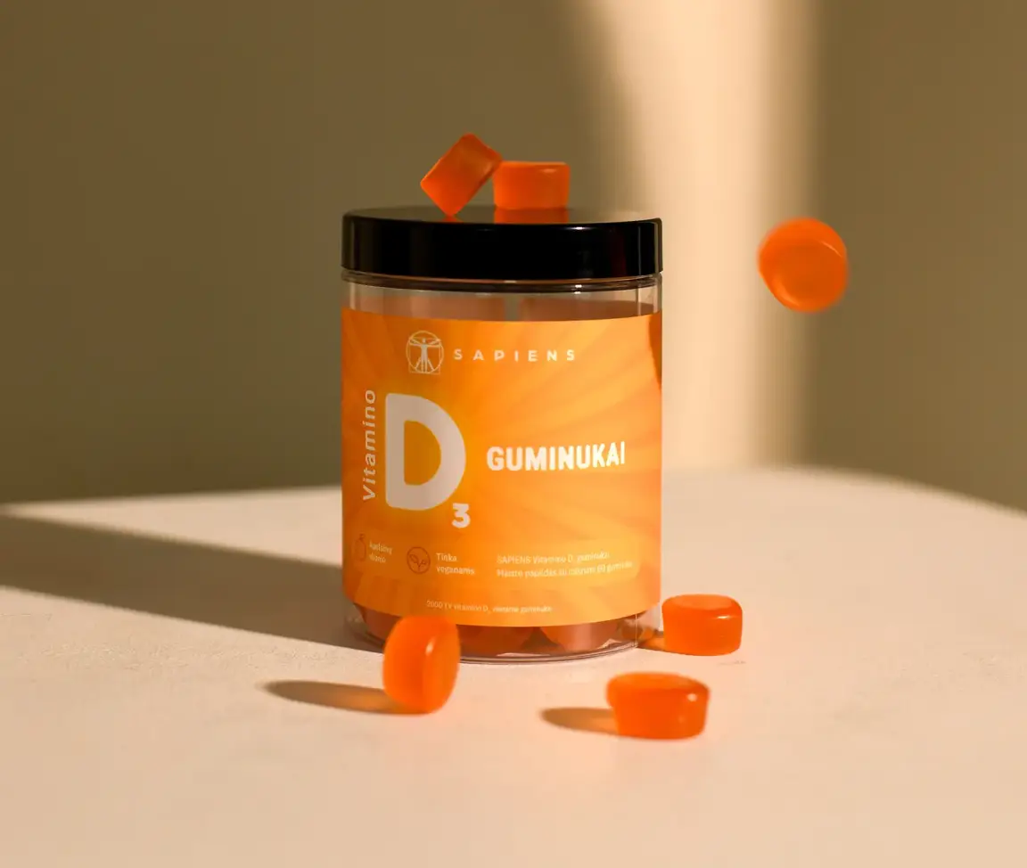 Vitamino D3 guminukai