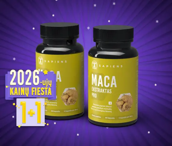 Maca ekstraktas PRO 1+1