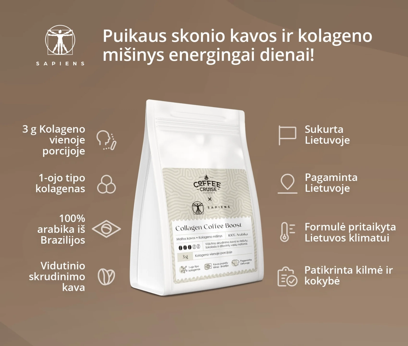 Kava su kolagenu 1+1
