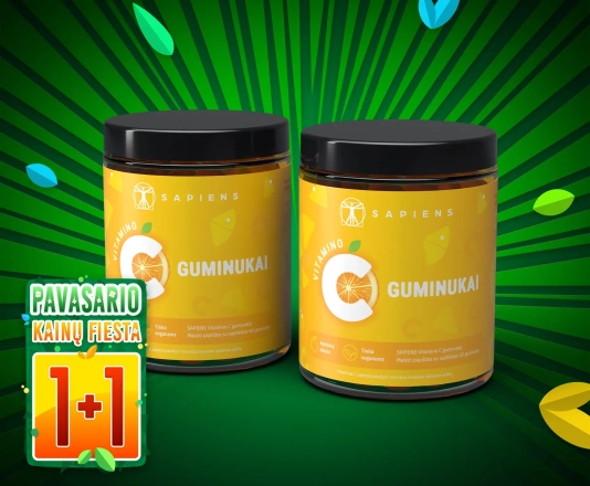 Vitamino C guminukai 1+1