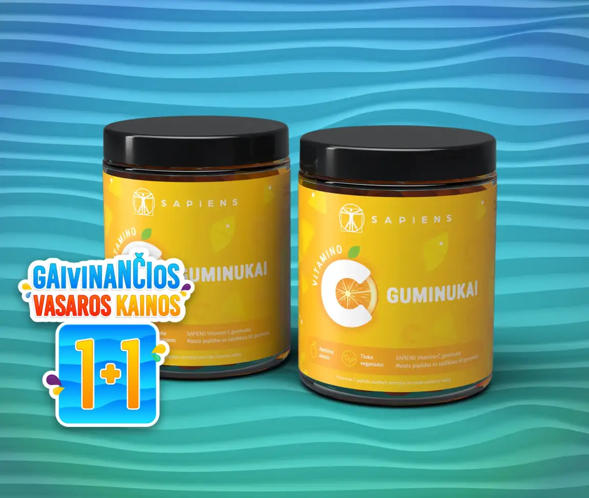 Vitamino C guminukai 1+1