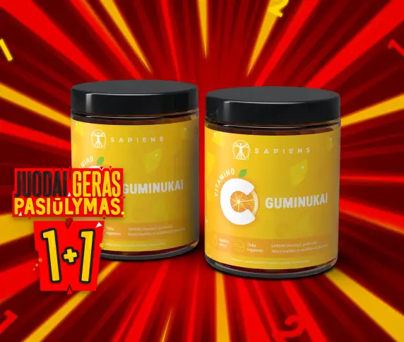 Vitamino C guminukai 1+1