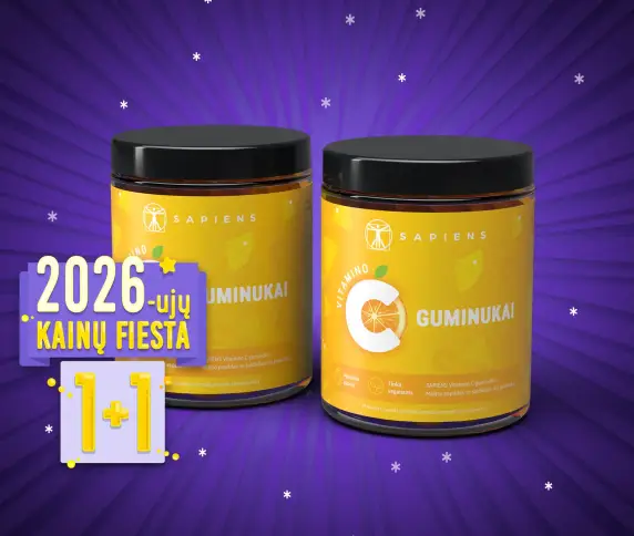 Vitamino C guminukai 1+1