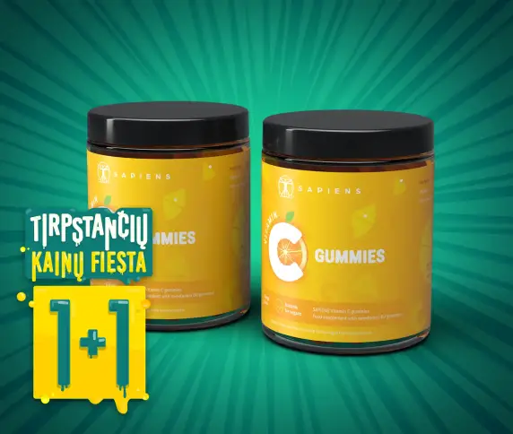 Vitamino C guminukai 1+1