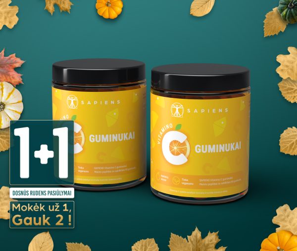 Vitamino C guminukai 1+1