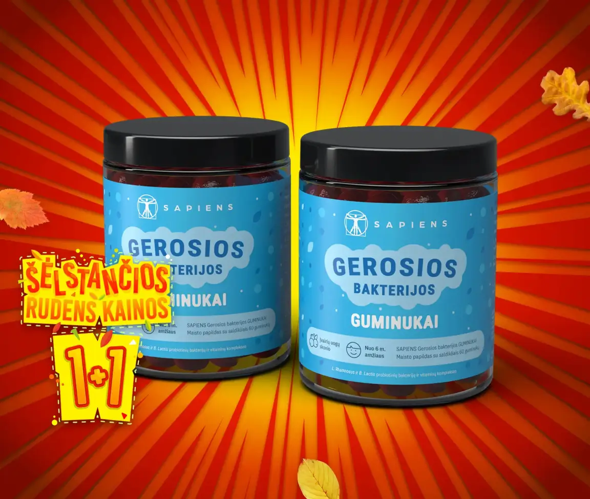Gerosios bakterijos - guminukai 1+1