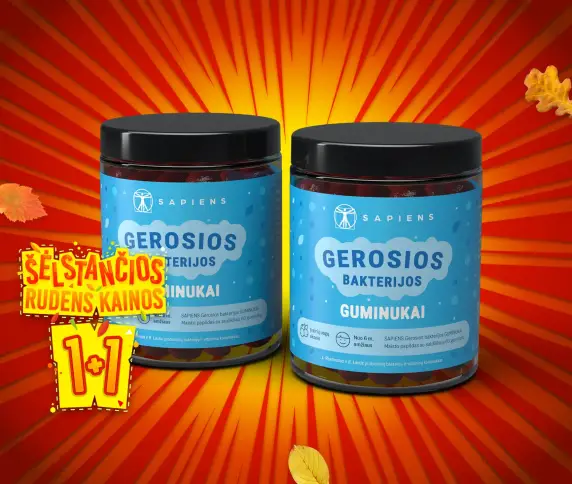 Gerosios bakterijos - guminukai 1+1