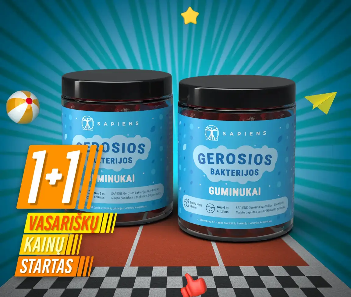 Gerosios bakterijos - guminukai 1+1