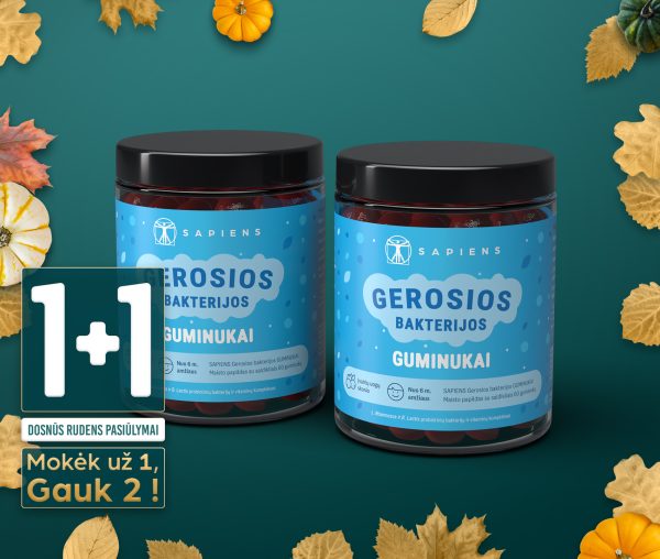 Gerosios bakterijos - guminukai 1+1