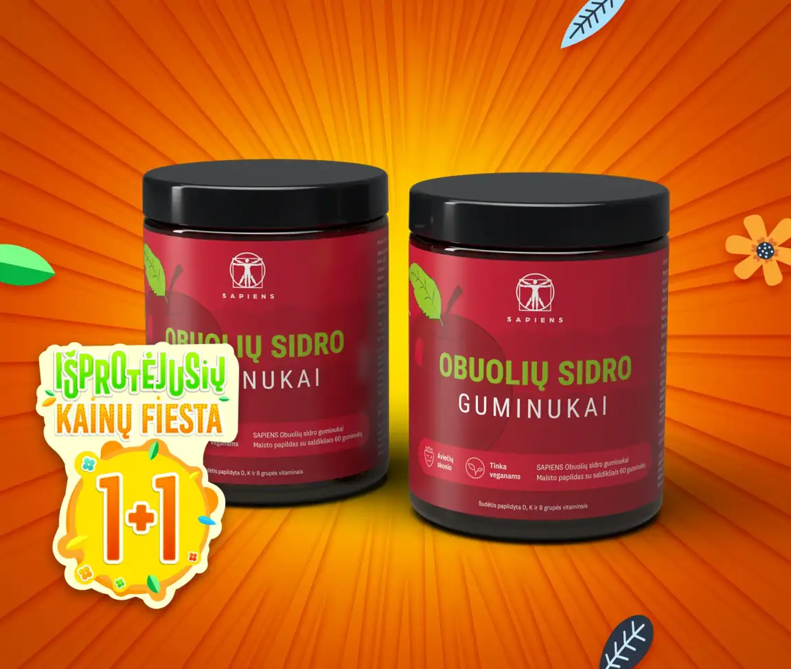 Obuolių sidro guminukai 1+1