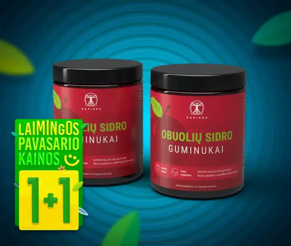 Obuolių sidro guminukai 1+1