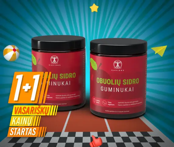 Obuolių sidro guminukai 1+1