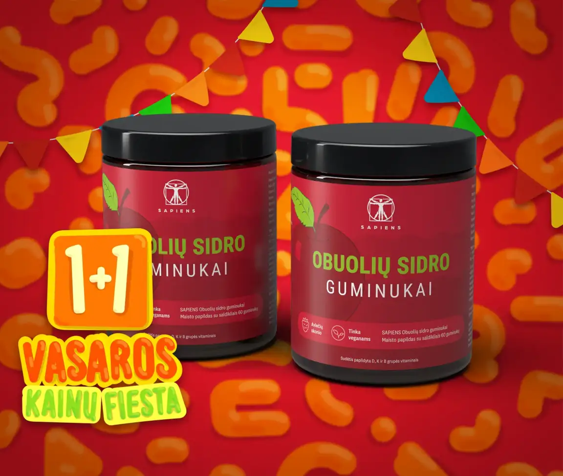 Obuolių sidro guminukai 1+1