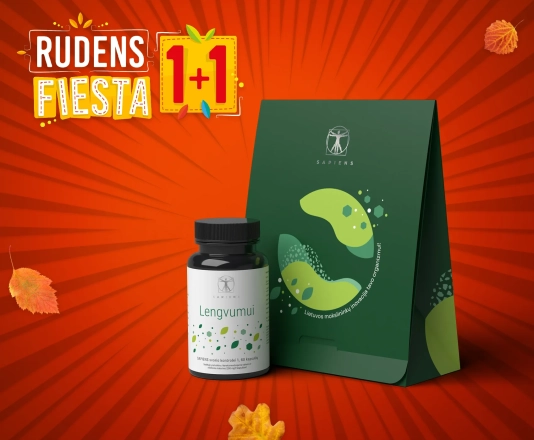 Lieknėjimo kapsulės 1+1