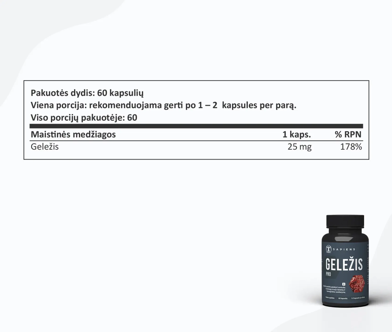 Geležis PRO 1+1