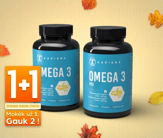 Omega 3 PRO 1+1
