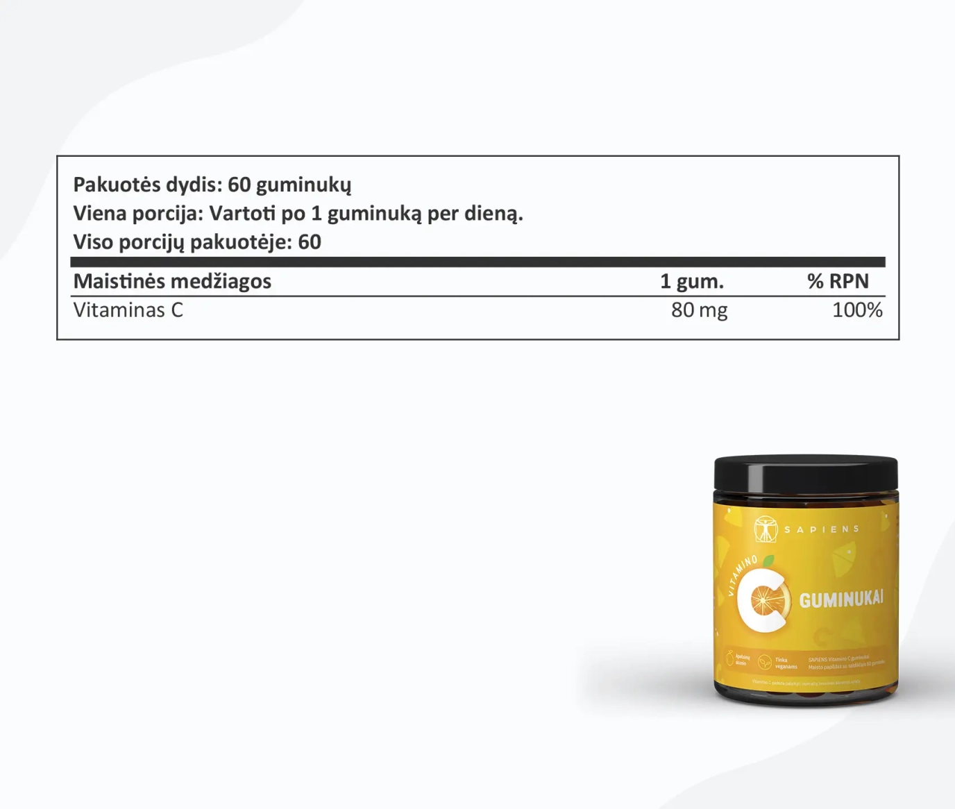 Šventinis vitaminų rinkinys