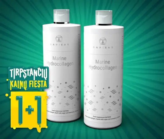 Jūrinis Hidrokolagenas (su Hialuronu) 1+1