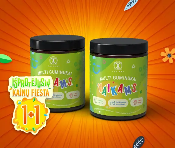 Multi Guminukai vaikams 1+1