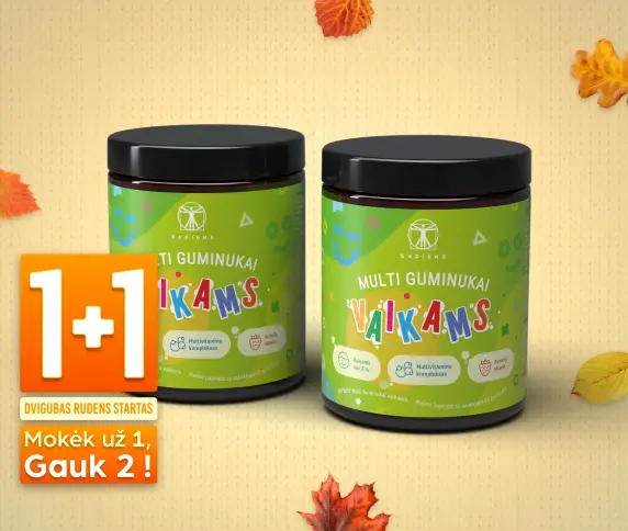 Multi Guminukai vaikams 1+1
