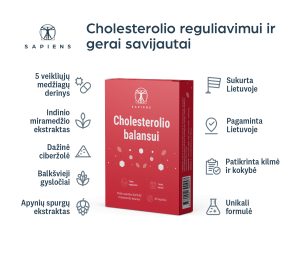 Cholesterolio balansui