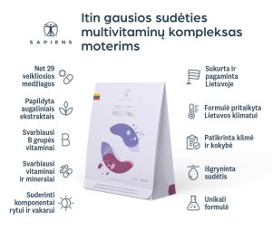 Multivitaminų kompleksas Moterims