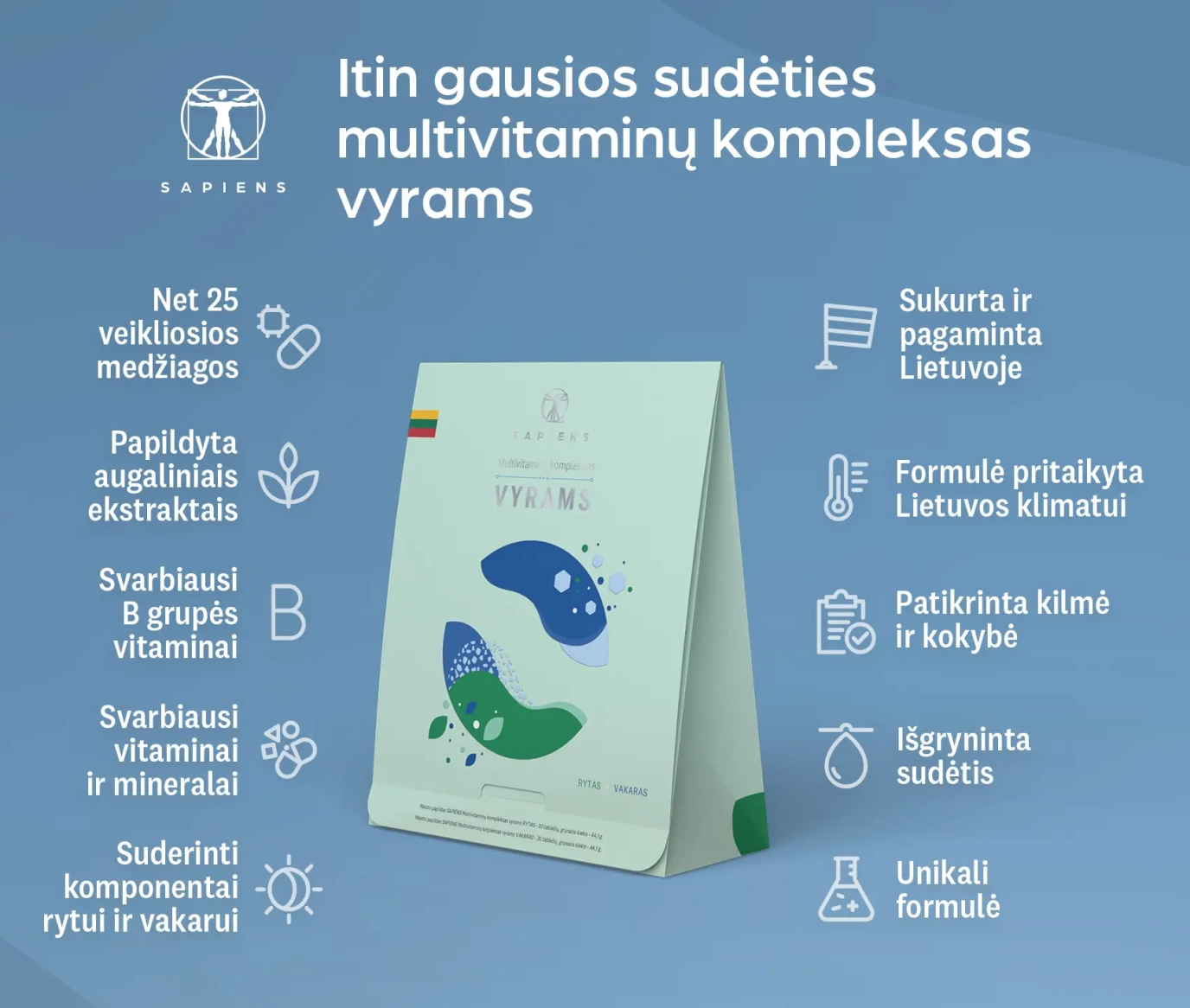 Multivitaminų kompleksas Vyrams