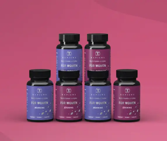 Multivitaminų komplekso Moterims x 3 Rinkinys