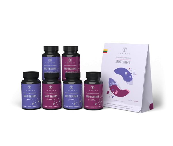 Multivitaminų komplekso Moterims x 3 Rinkinys