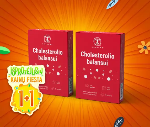 Cholesterolio balansui 1+1