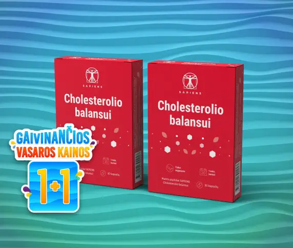 Cholesterolio balansui 1+1