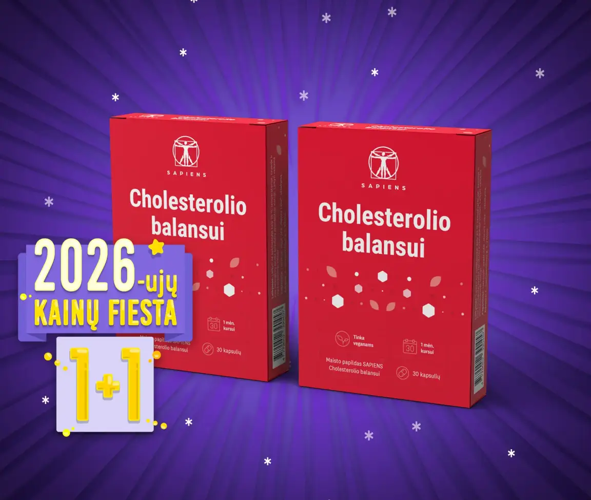 Cholesterolio balansui 1+1