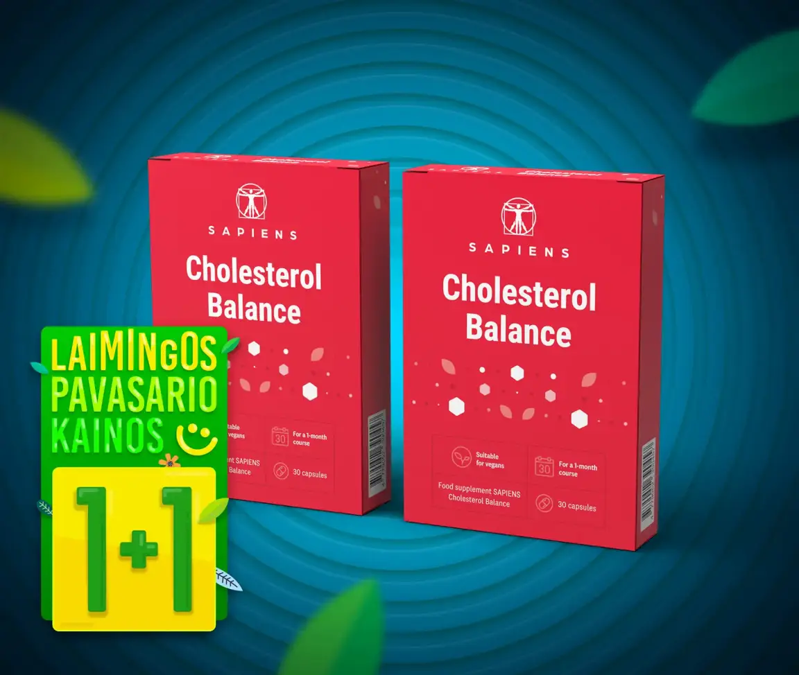 Cholesterolio balansui 1+1