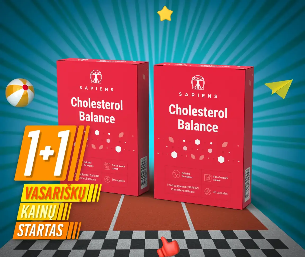 Cholesterolio balansui 1+1