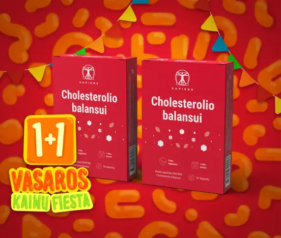 Cholesterolio balansui 1+1