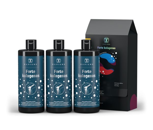 Forte kolagenas (sąnariams su vit. D) x 3 Rinkinys