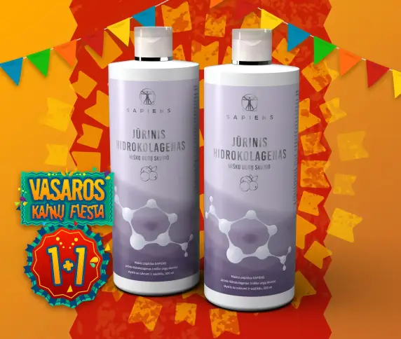 Jūrinis Hidrokolagenas (miško uogų sk.) 1+1