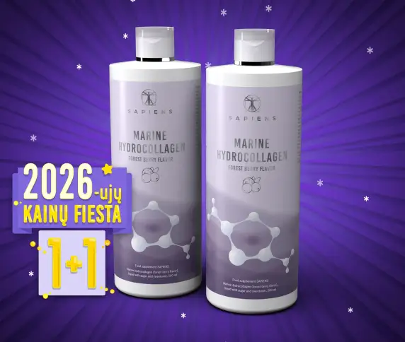 Jūrinis Hidrokolagenas (miško uogų sk.) 1+1