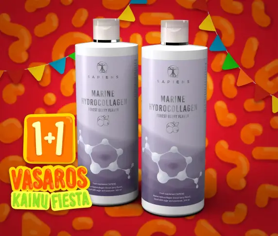 Jūrinis Hidrokolagenas (miško uogų sk.) 1+1
