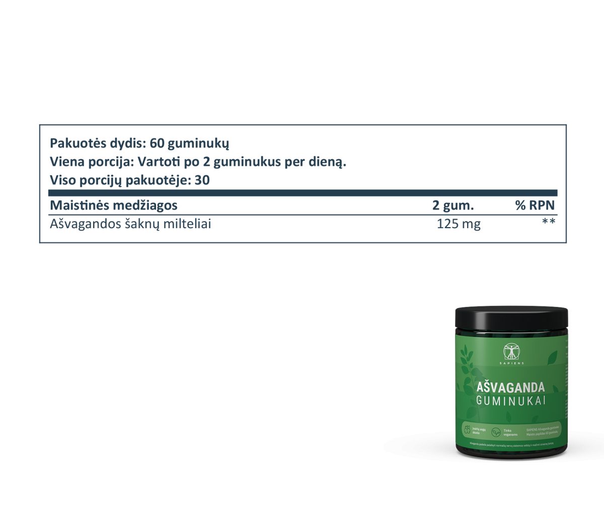 Vitaminų rinkinys nervų sistemai